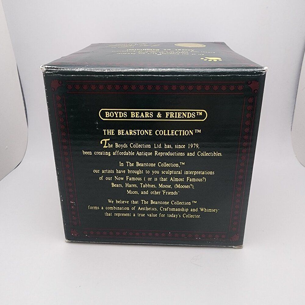 Vintage 1993 Boyds Bears "Emma & Baily...Afternoon Tea" Figurine with Box - Picture 10 of 10